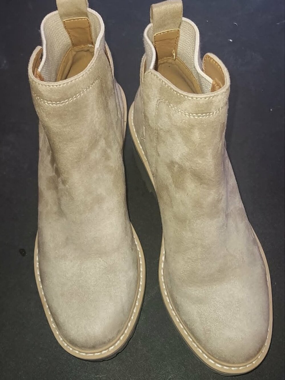 Dolce Vita Boots - Women's/Girl's size 6 1/2 - Faux suede - Pull on
